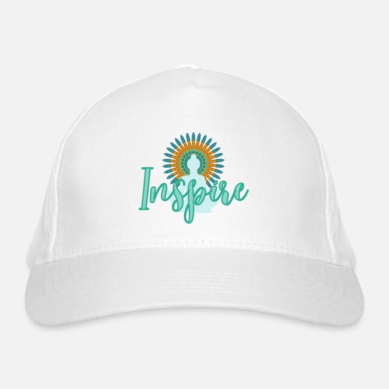 Inspire Lebe Deine Inspiration Bio-Baseballkappe