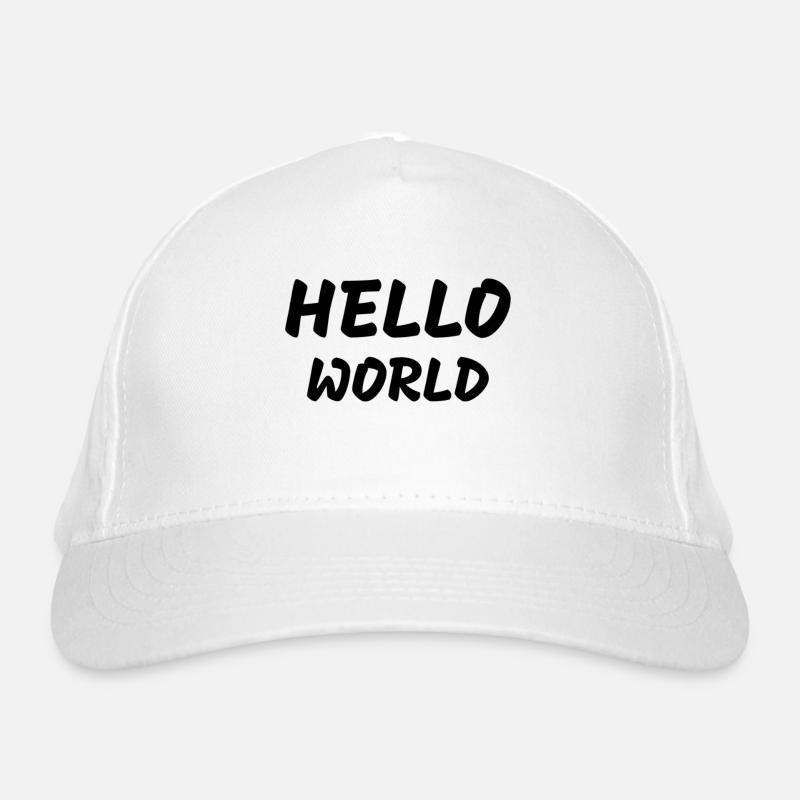 HELLO WORLD Bio-Baseballkappe