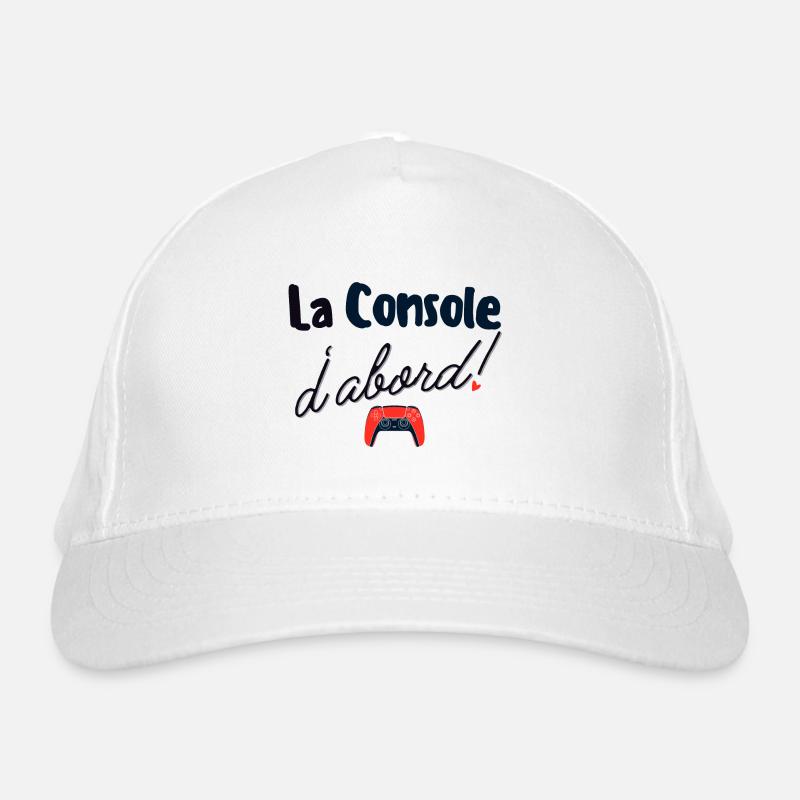 La console d'abord Casquette classique bio