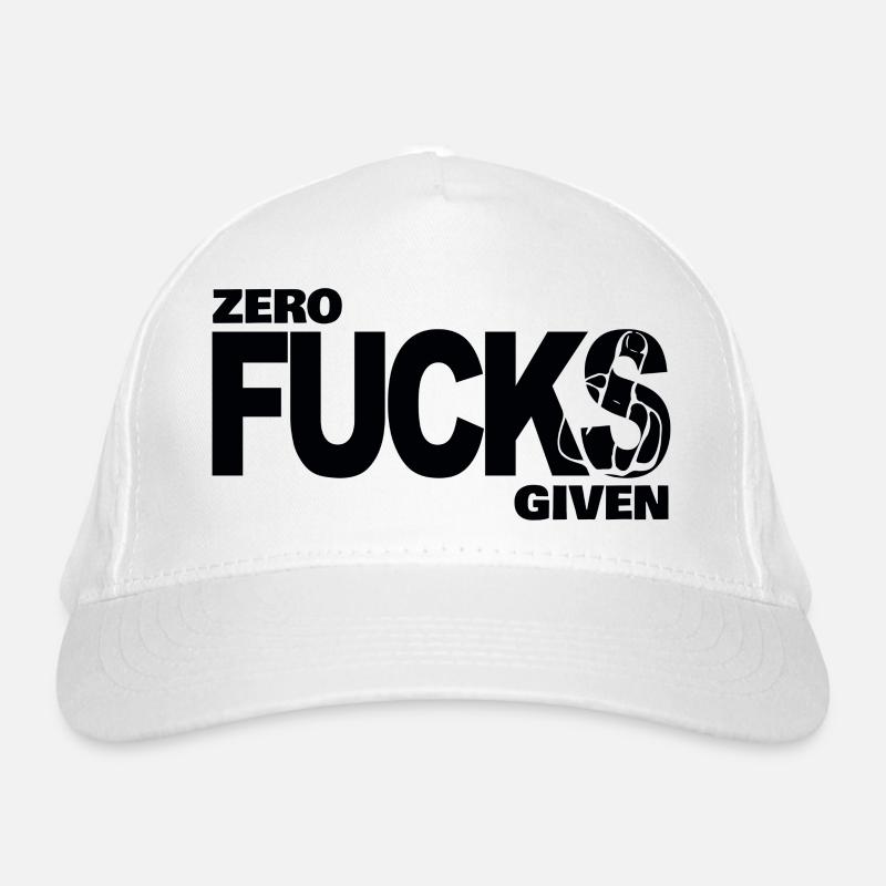Zéro baise donné Casquette classique bio
