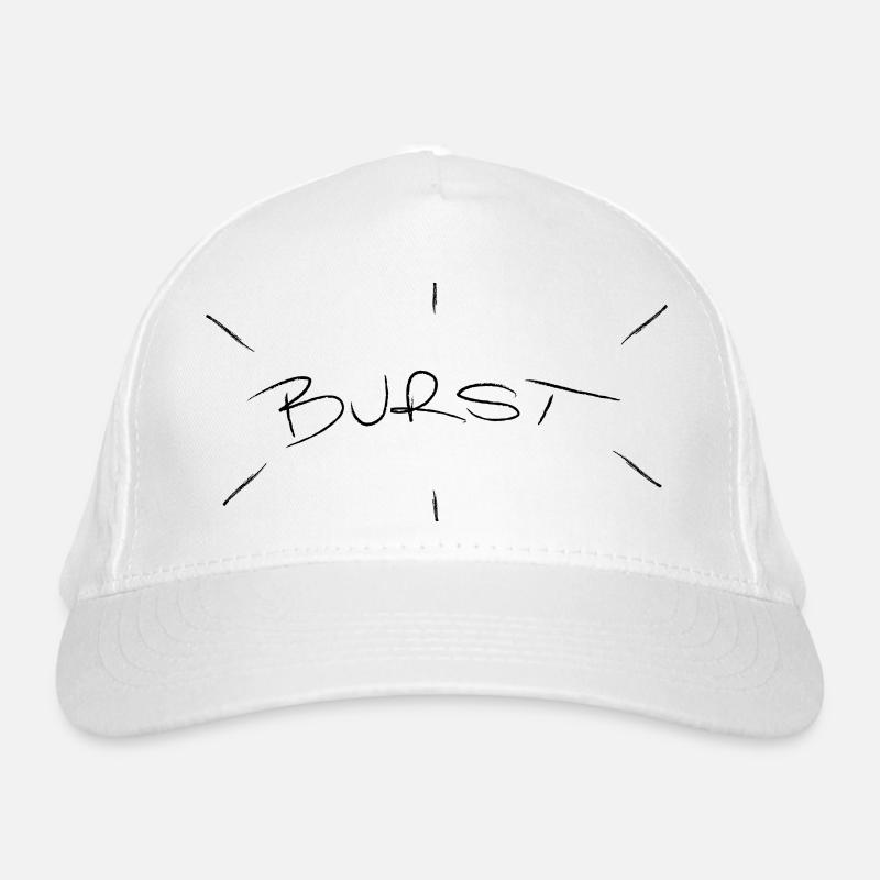 Burst und platze! Bio-Baseballkappe