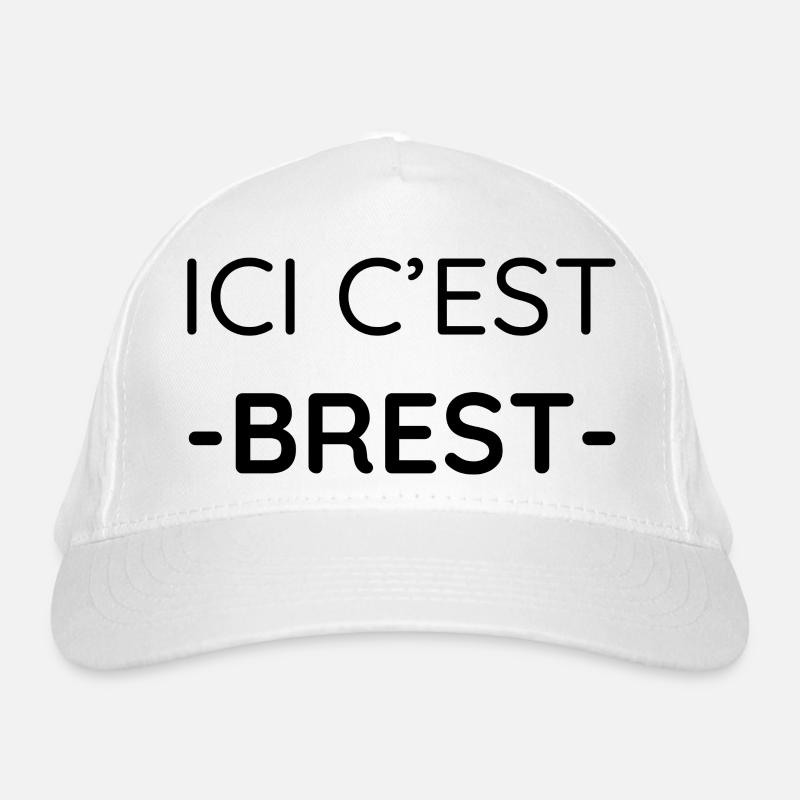 Here is Brest (black) Organic Baseball Cap