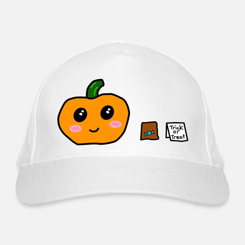 Cute Halloween Pumpkin Organic Baseball Cap