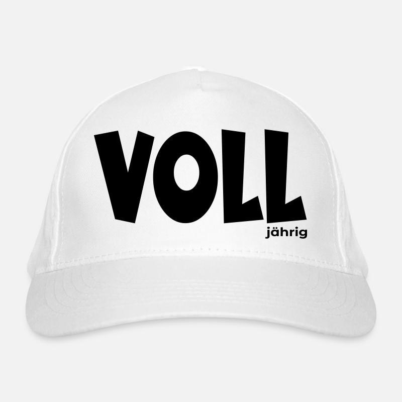 18. Geburtstag - Volljährig Bio-Baseballkappe