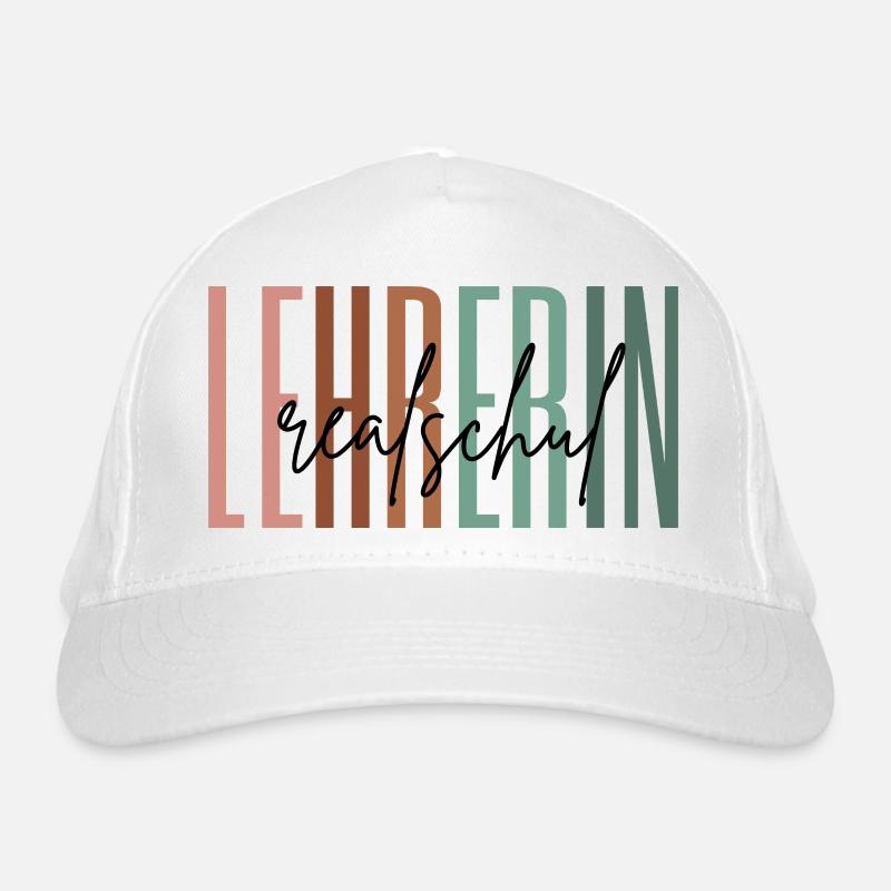 Lehrerin Realschule Realschullehrerin Geschenk Bio-Baseballkappe
