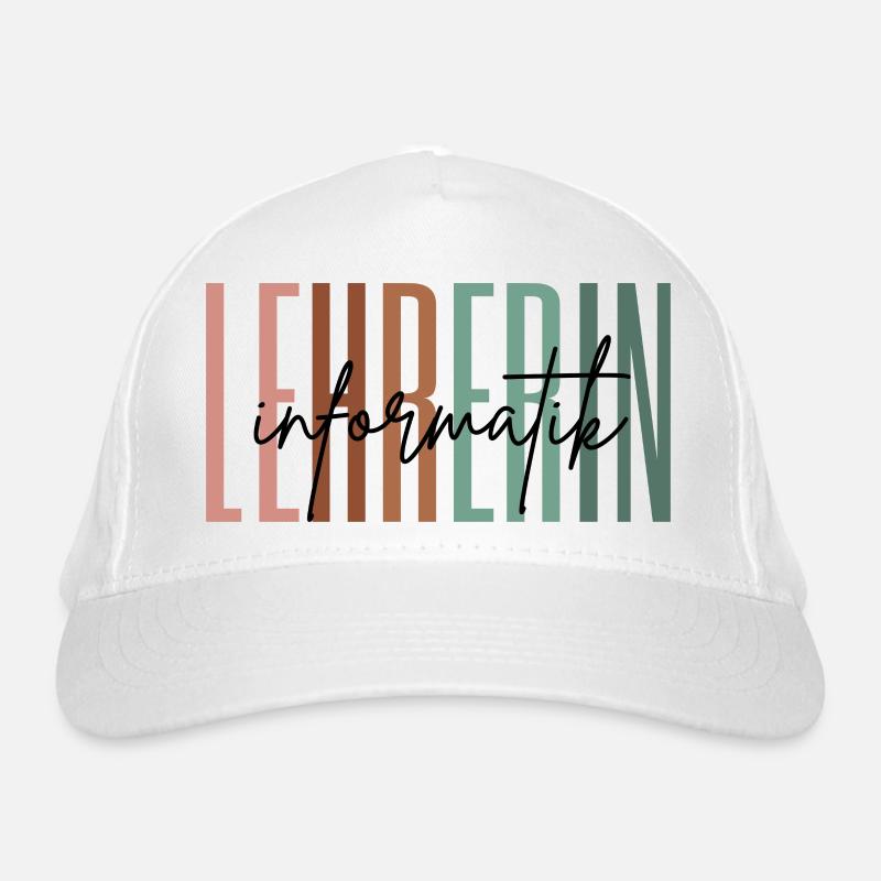 Lehrerin Informatik Informatiklehrerin Geschenk Bio-Baseballkappe