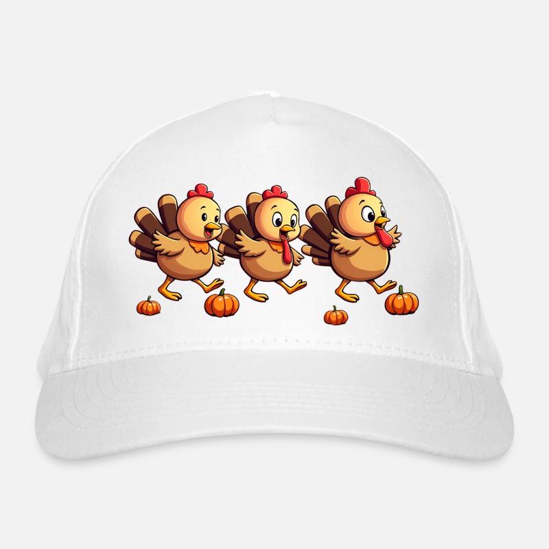 Bébé dinde de Thanksgiving Casquette classique bio