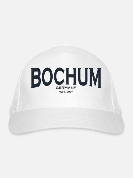 Bochum - Bio-Baseballkappe - Weiß