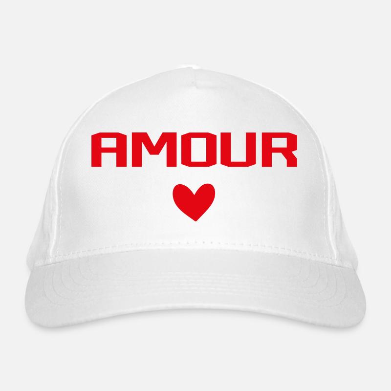 Amour Cœur Casquette classique bio