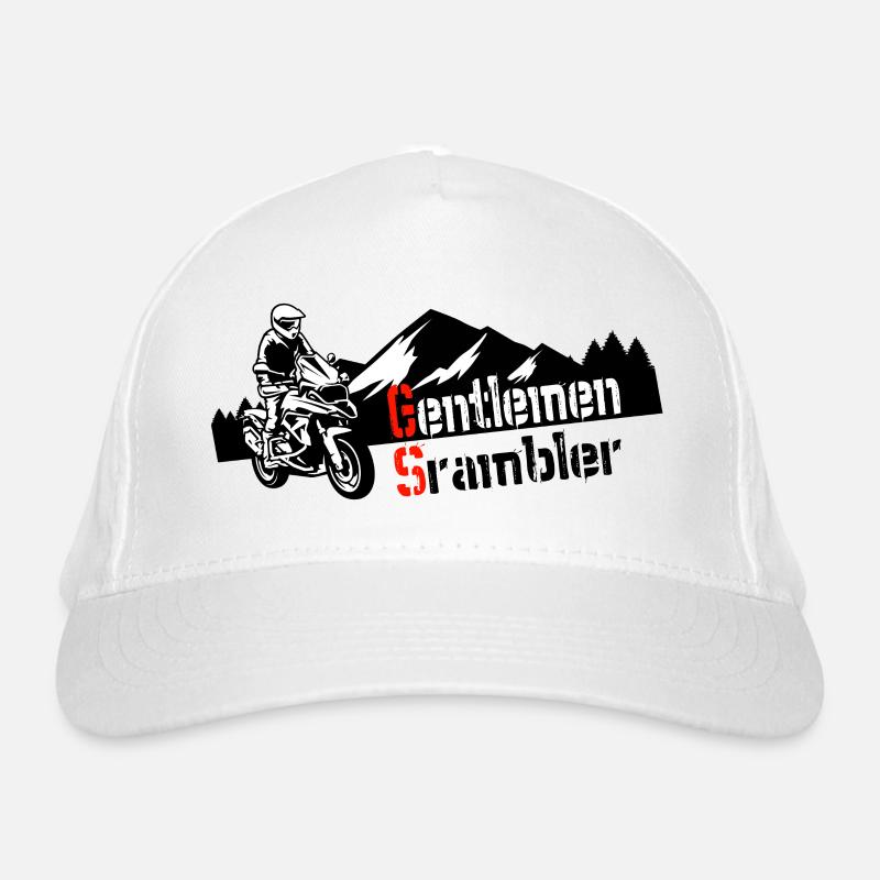 Biker Motorrad Boxer Abenteuer Gentlemen Scrambler Bio-Baseballkappe