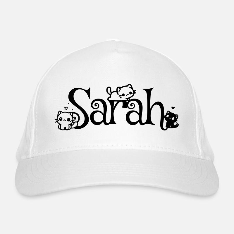 Sarah Nom Prénom Nom Chaton Casquette classique bio