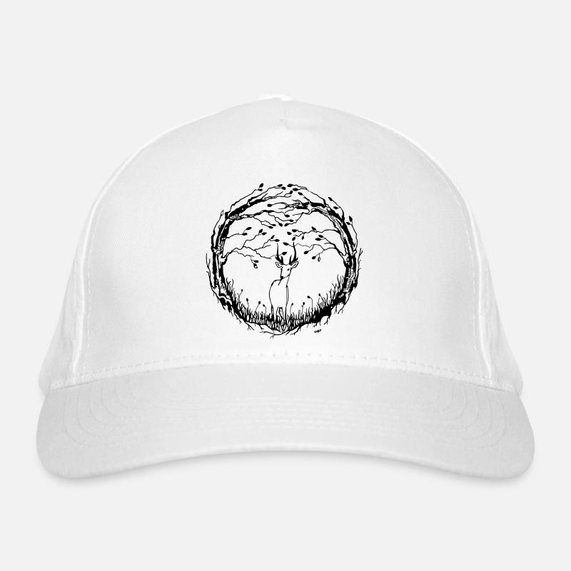Der Wald Bio-Baseballkappe