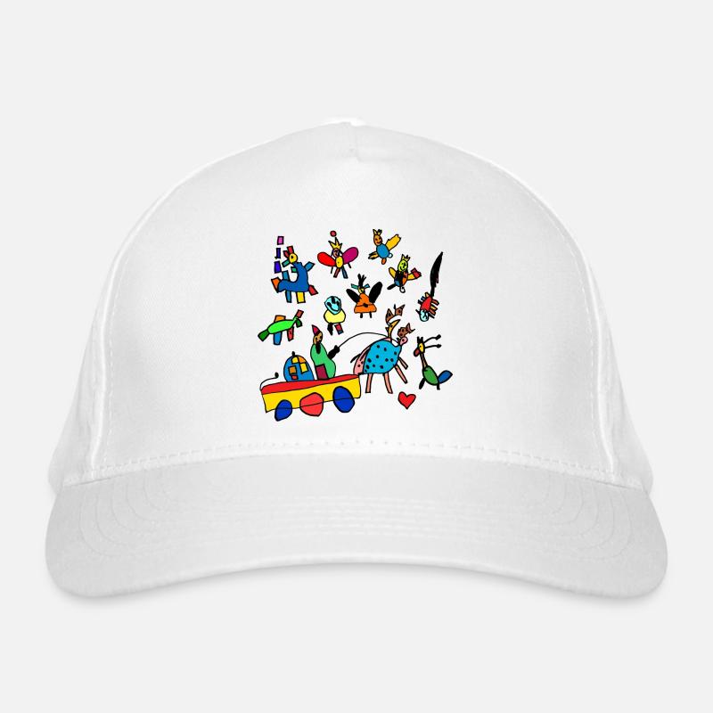 kidsworld - Organic Baseball Cap - white
