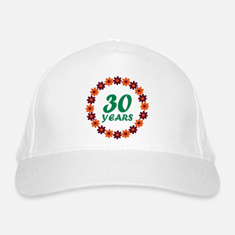 30 ans Casquette classique bio
