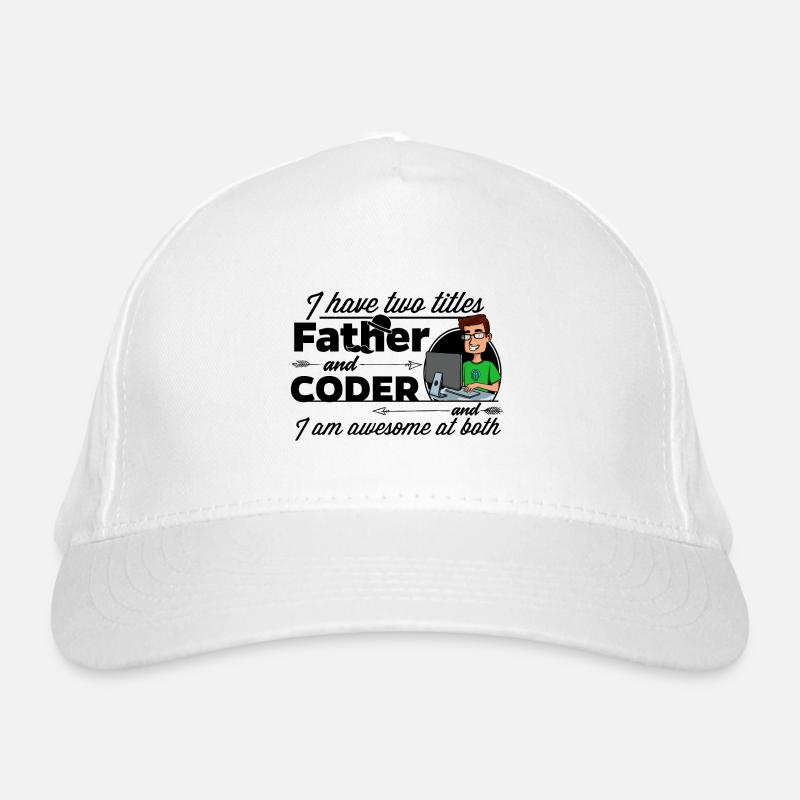 Programmierer und Vater Bio-Baseballkappe