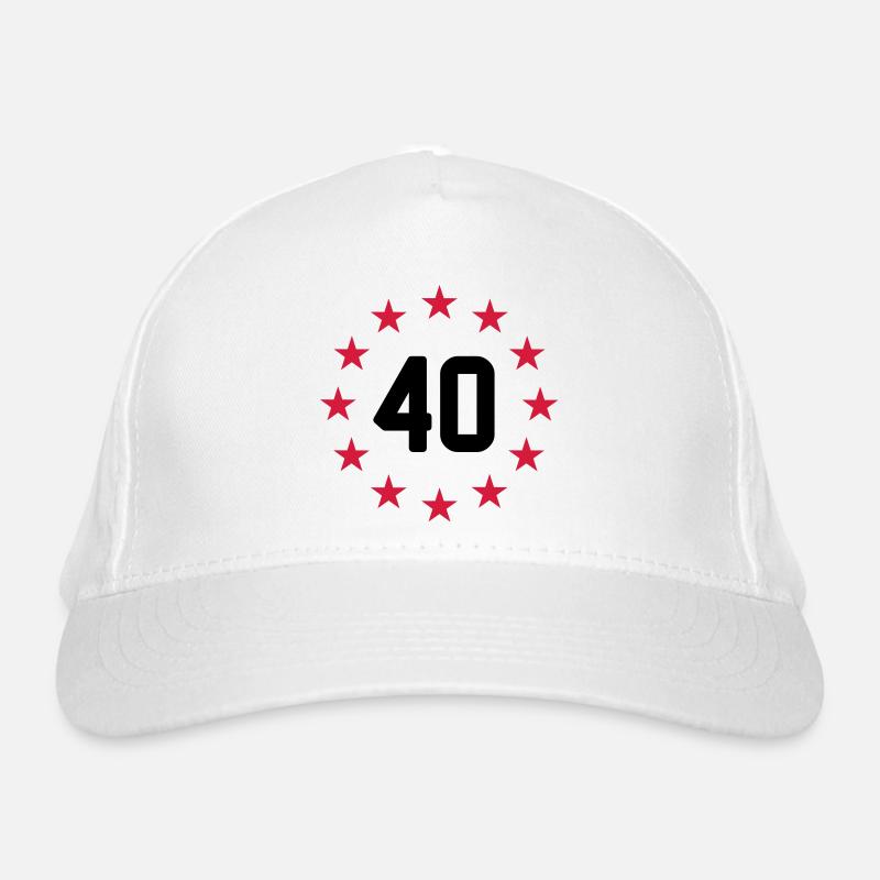40 ans Casquette classique bio