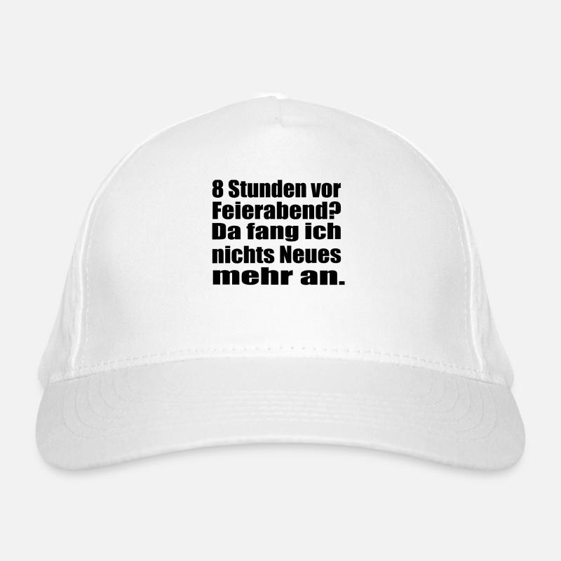 Endlich Feierabend ! Bio-Baseballkappe