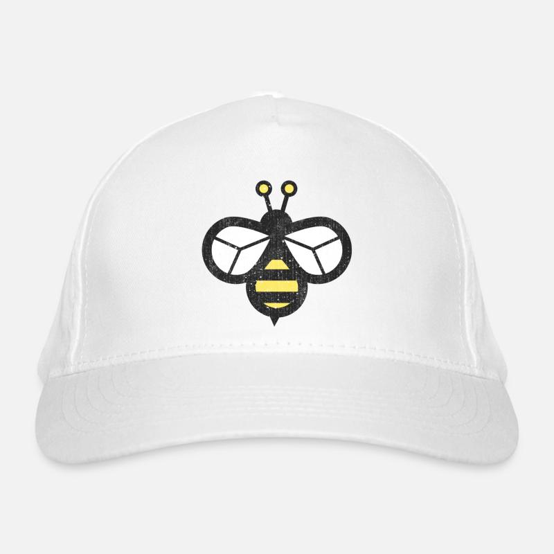 Bienen Design Bio-Baseballkappe