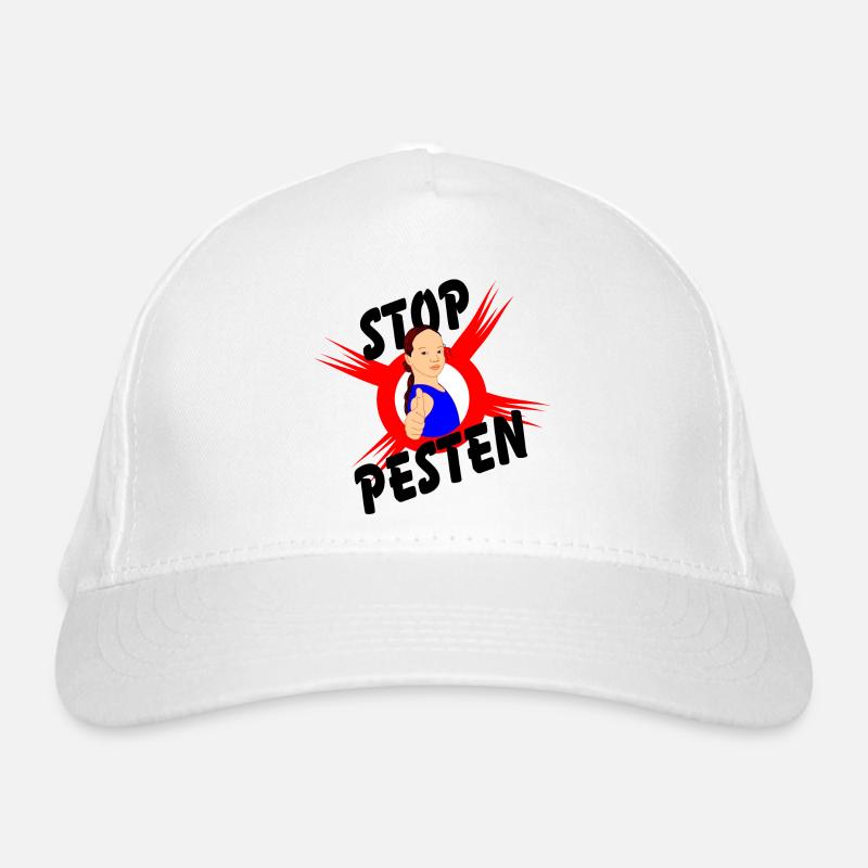 Arrêtez l’intimidation texte du logo ARRÊTEZ L’INTIMIDATION' Casquette classique bio