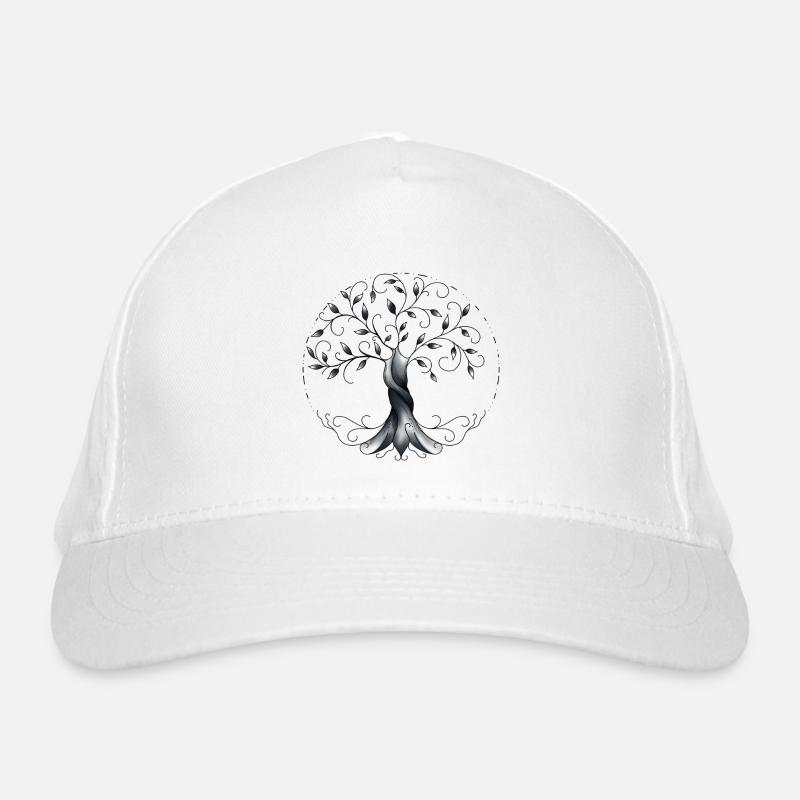 Baum des Lebens Bio-Baseballkappe