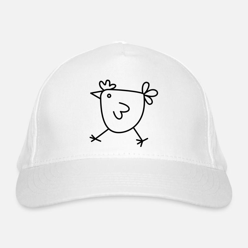 Huhn Henne Geschenk für Hühnerfreunde Bio-Baseballkappe