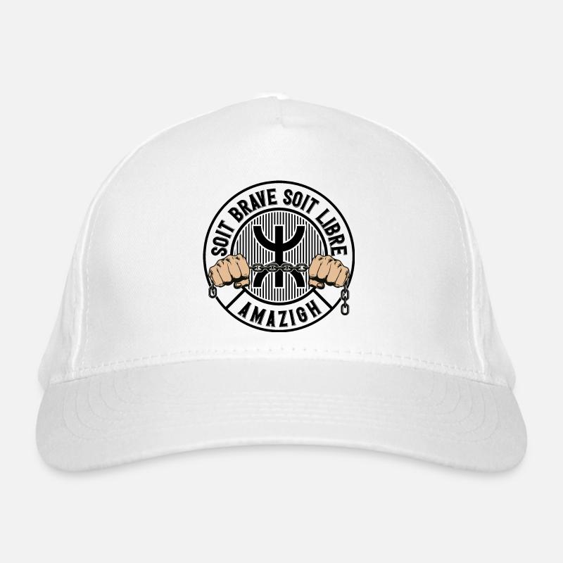 Soit brave, soit libre. Amazigh. Casquette classique bio