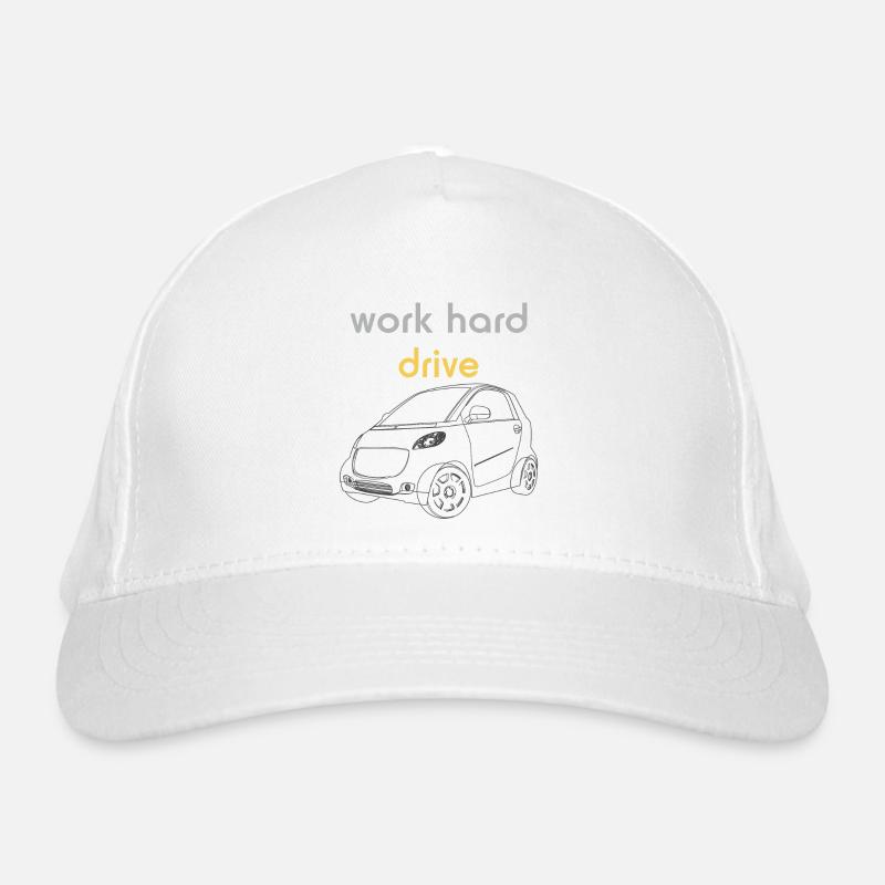 Work Hard Drive Tshirt | Auto Bio-Baseballkappe