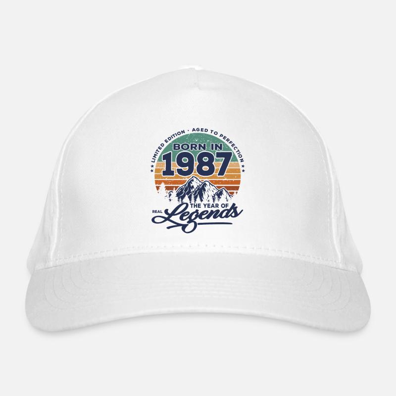 Legenden werden 1987 geboren Bio-Baseballkappe