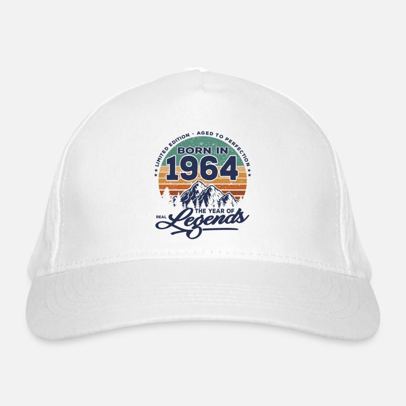 Legenden werden 1964 geboren Bio-Baseballkappe