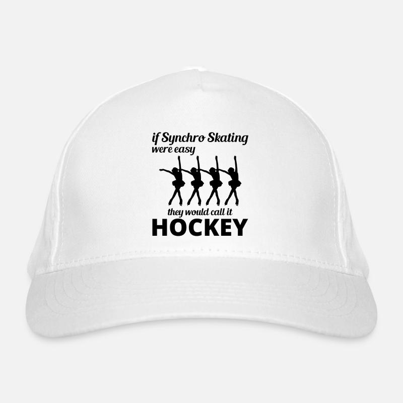 Synchro Synchron Eiskunstlauf Eiskunstläufer Bio-Baseballkappe