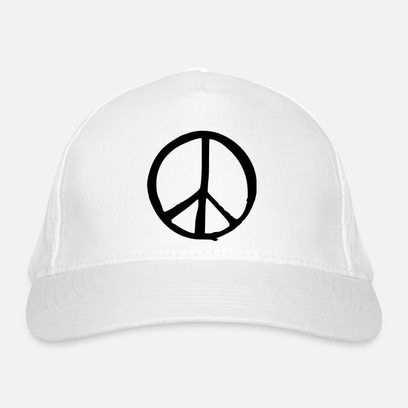 Peacezeichen Bio-Baseballkappe