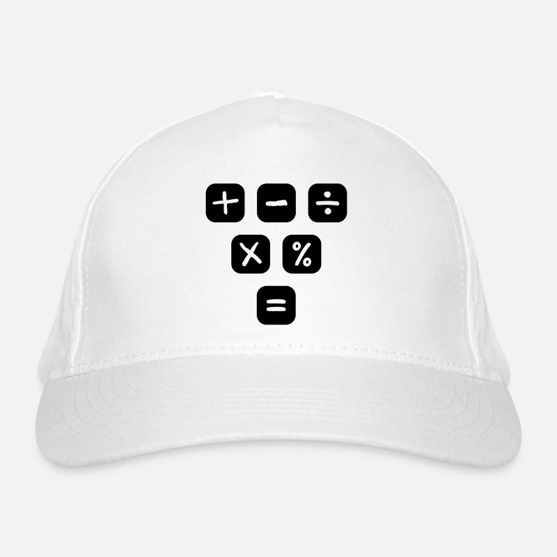 Math Symbols mathematical Signs Maths Organic Baseball Cap