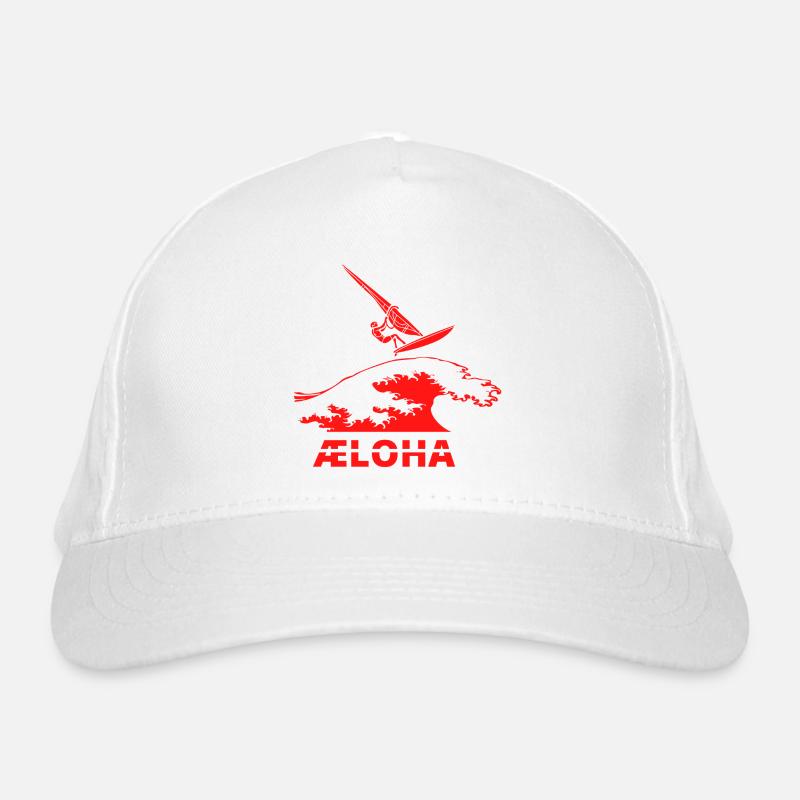 ÆLOHA Windsurfen in Dänemark Bio-Baseballkappe