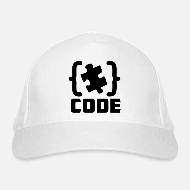 Programmierer Code-Puzzle-Lösung Bio-Baseballkappe