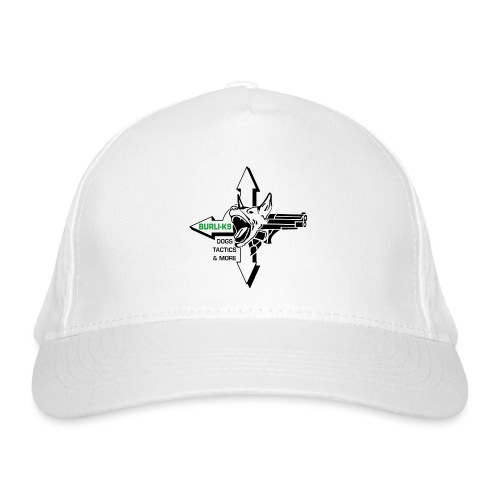 Logo - schwarz/grün - Bio-Baseballkappe