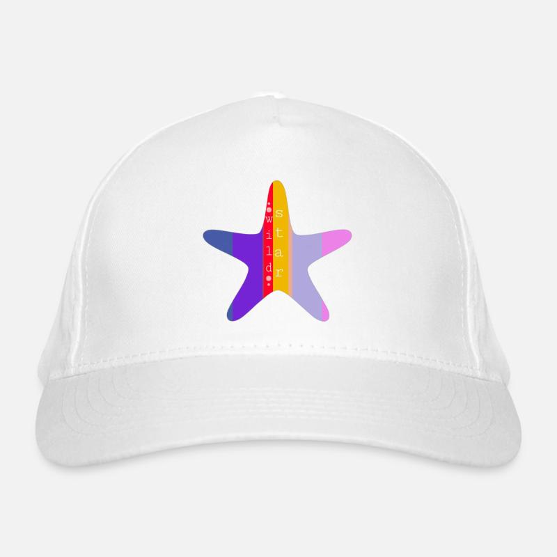 Sein. Ozean - Bio-Baseballkappe - Weiß