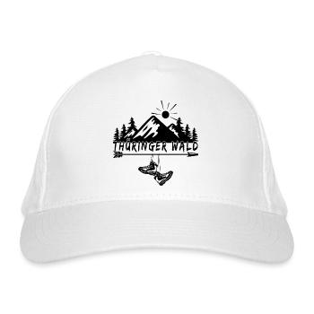 Thüringer Wald - Bio-Baseballkappe - Weiß - Vorne