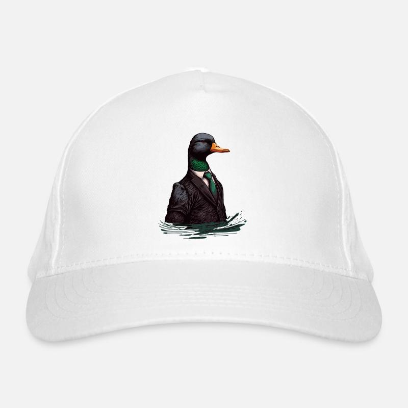 Duck in feather Suit Organic Baseball Cap