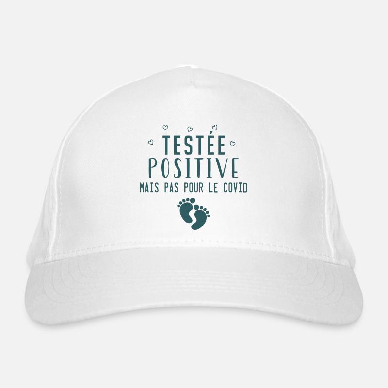 testée positive mais pas pour le covid grossesse Casquette classique bio