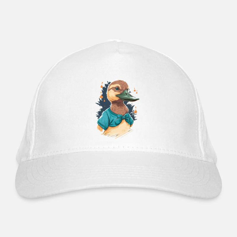 Duck with Crop Top Organic Baseball Cap