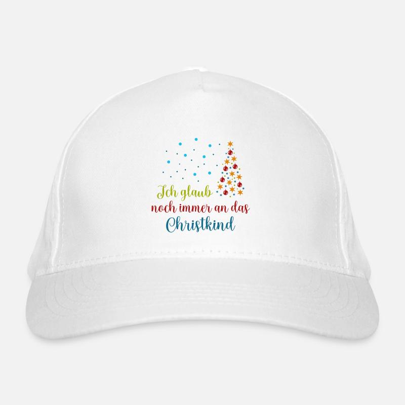 Ich glaub noch immer an das Christkind wV Bio-Baseballkappe