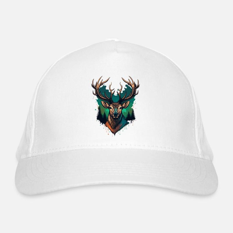 Silhouette de cerf Casquette classique bio