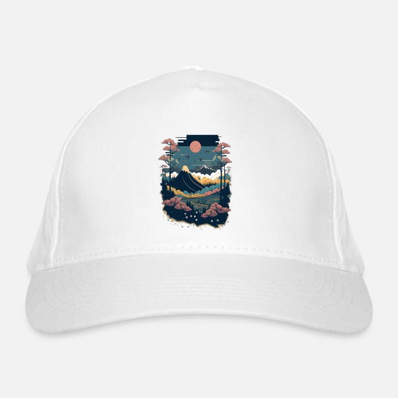 Landscape Artwork Organic Baseball Cap