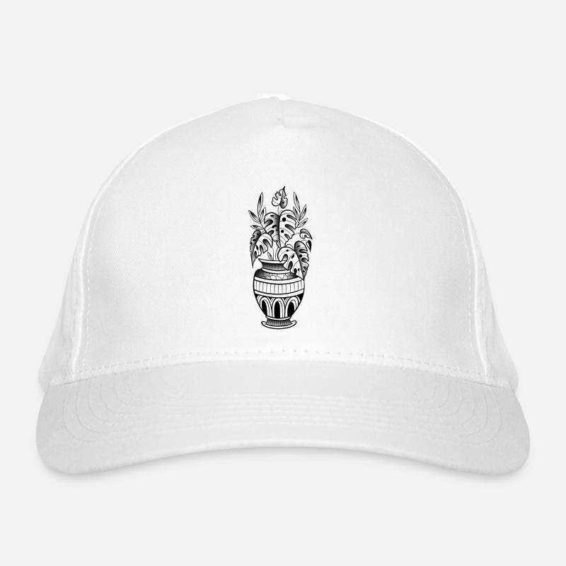 Floral vase Organic Baseball Cap