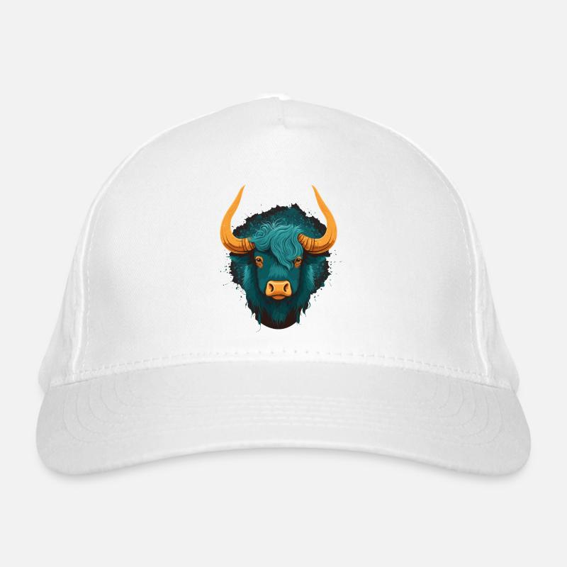 Horned Yak Organic Baseball Cap
