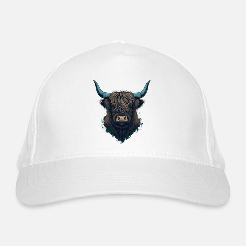 Yak-Gesicht Bio-Baseballkappe