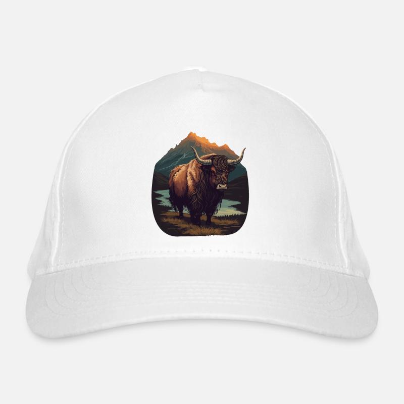 Yak Bull Organic Baseball Cap