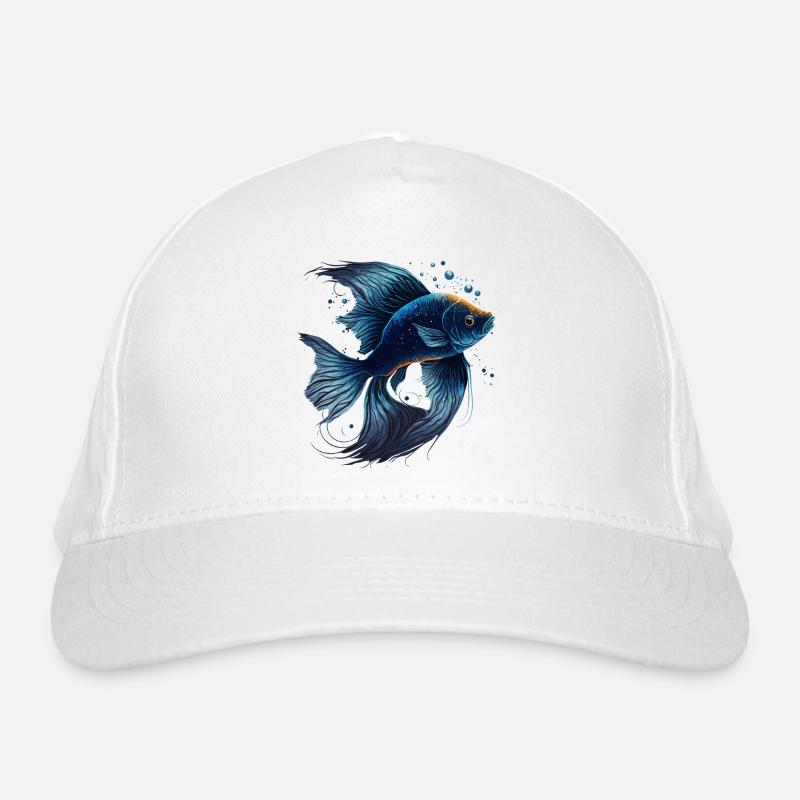 Poisson bleu Casquette classique bio