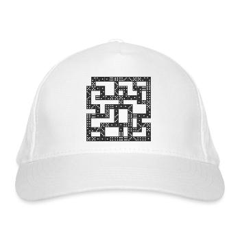 DOMINO - Organic Baseball Cap - white - Front