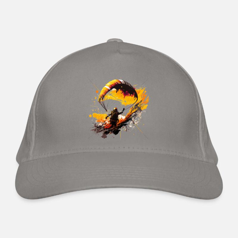 Paragliding: fly high Organic Baseball Cap
